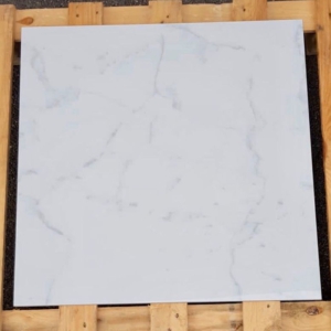Fliesen Feinsteinzeug Glanz Original Blanc 60 x 60
